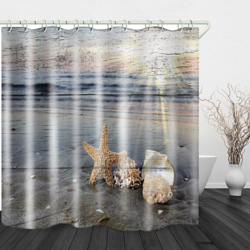 

Wood Painting Print Waterproof Fabric Shower Curtain for Bathroom Home Decor Covered Bathtub Curtains Liner Includes with Hooks 72 Inch