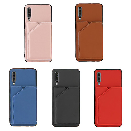 

Phone Case For Samsung Galaxy Full Body Case Leather S20 Plus S20 Ultra S20 S20 FE 5G Note 20 Ultra Galaxy A91 / M80S A51 S10 Lite A20 A70 Shockproof Solid Color PU Leather TPU