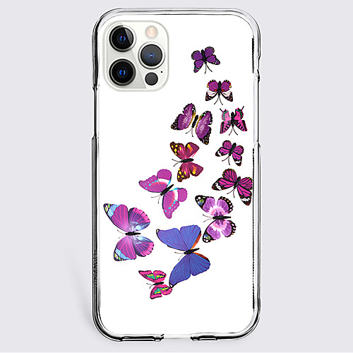 

Butterfly Phone Case For Apple iPhone 12 iPhone 11 iPhone 12 Pro Max Unique Design Protective Case Shockproof Back Cover TPU