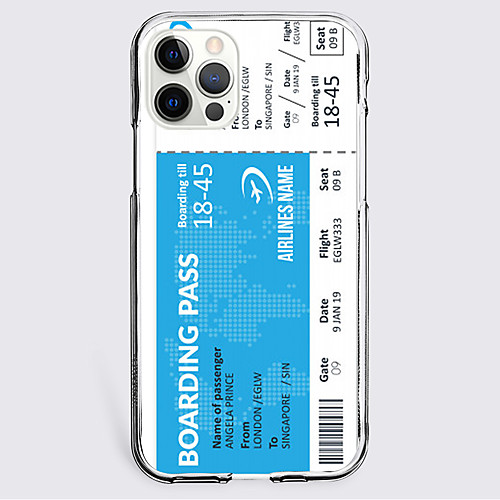 

Letter & Number Phone Case For Apple iPhone 12 iPhone 11 iPhone 12 Pro Max Unique Design Protective Case Shockproof Back Cover TPU