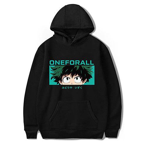 

Inspired by My Hero Academia Boko No Hero Midoriya Izuku Bakugou Katsuki Cosplay Costume Hoodie Polyester / Cotton Blend Graphic Prints Printing Harajuku Graphic Hoodie For Women's / Men's