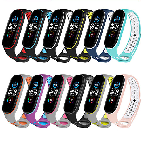 

Smart Watch Band for Xiaomi 1 pcs Sport Band Silicone Replacement Wrist Strap for Xiaomi Band 5
