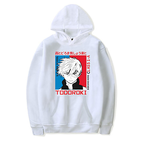 

Inspired by My Hero Academia Boko No Hero Midoriya Izuku Bakugou Katsuki Cosplay Costume Hoodie Polyester / Cotton Blend Graphic Prints Printing Harajuku Graphic Hoodie For Women's / Men's