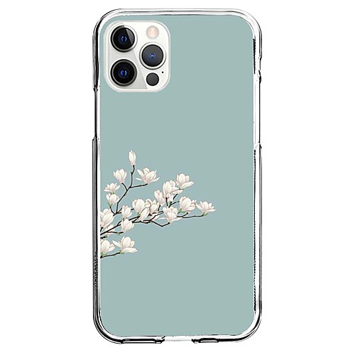 

Creative Flower / Floral Phone Case For Apple iPhone 12 iPhone 11 iPhone 12 Pro Max Unique Design Protective Case and Screen Protector Shockproof Back Cover TPU