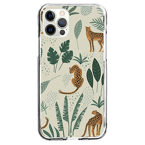 

Animal Phone Case For Apple iPhone 12 iPhone 11 iPhone 12 Pro Max Unique Design Protective Case and Screen Protector Shockproof Back Cover TPU
