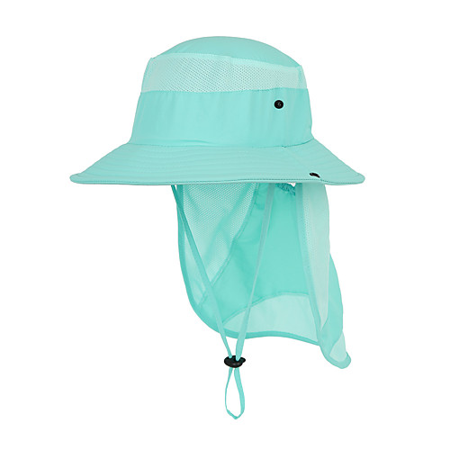 

Boys' Girls' Hiking Cap 1 PCS Outdoor Windproof Breathable Ultraviolet Resistant Soft Hat Solid Color Polyester Taffeta Black Fuchsia Blue for Climbing Beach Camping / Hiking / Caving