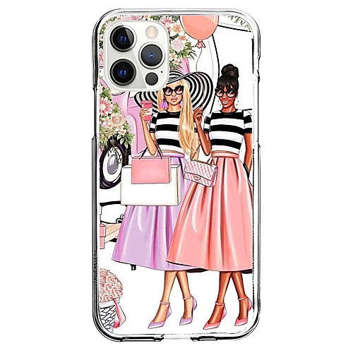 

Characters Phone Case For Apple iPhone 12 iPhone 11 iPhone 12 Pro Max Unique Design Protective Case Shockproof Back Cover TPU