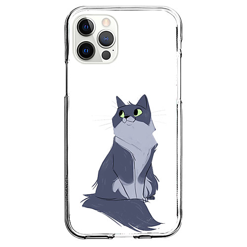 

Cat Animal Phone Case For Apple iPhone 12 iPhone 11 iPhone 12 Pro Max Unique Design Protective Case Shockproof Back Cover TPU