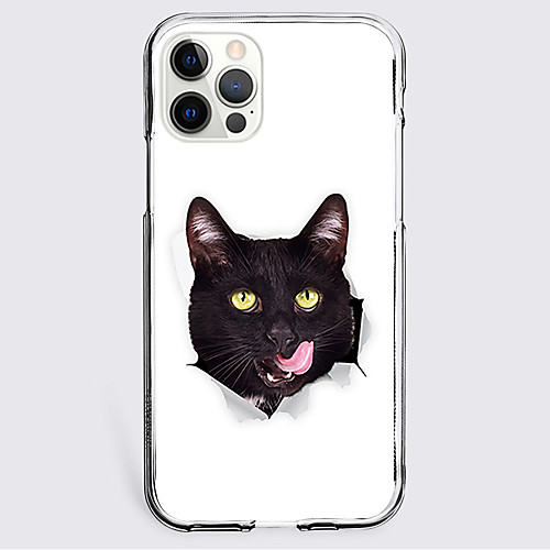 

Cat Animal Phone Case For Apple iPhone 12 iPhone 11 iPhone 12 Pro Max Unique Design Protective Case Shockproof Back Cover TPU