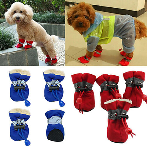 

Dog Boots / Shoes Socks Warm Cute Solid Colored For Pets Cotton Black