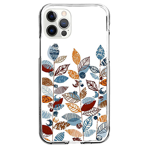 

Stripes Leaf Phone Case For Apple iPhone 12 iPhone 11 iPhone 12 Pro Max Unique Design Protective Case Shockproof Back Cover TPU