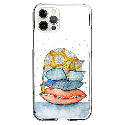 

Animal Phone Case For Apple iPhone 12 iPhone 11 iPhone 12 Pro Max Unique Design Protective Case and Screen Protector Shockproof Back Cover TPU