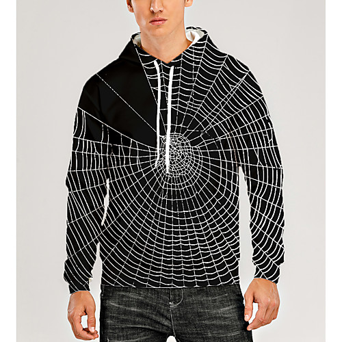 

Men's Pullover Hoodie Sweatshirt Animal Patterned Graphic 3D Print Hooded Daily 3D Print 3D Print Casual Hoodies Sweatshirts Long Sleeve Black