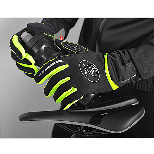 

Nuckily Winter Winter Gloves Bike Gloves / Cycling Gloves Mountain Bike Gloves Mountain Bike MTB Anti-Slip Touch Screen Thermal Warm Windproof Full Finger Gloves Touch Screen Gloves Sports Gloves Red