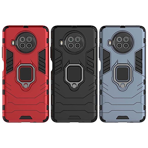

Phone Case For Xiaomi Back Cover Xiaomi Mi 10 Xiaomi Mi 10Pro Redmi 10X 5G Mi 10T Lite 5G Ring Holder Solid Color TPU
