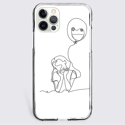 

Painting Person Phone Case For Apple iPhone 12 iPhone 11 iPhone 12 Pro Max Unique Design Protective Case Shockproof Back Cover TPU