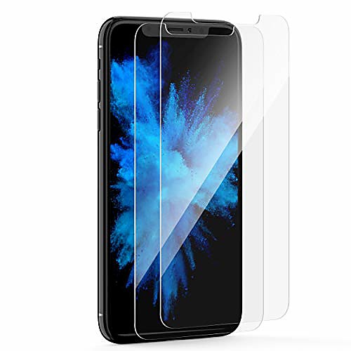 

[2 pack] glass screen protector film for iphone 12 iphone 12 pro iphone 12 mini iphone 12 pro max tempered glass clear (iphone 12 pro max)