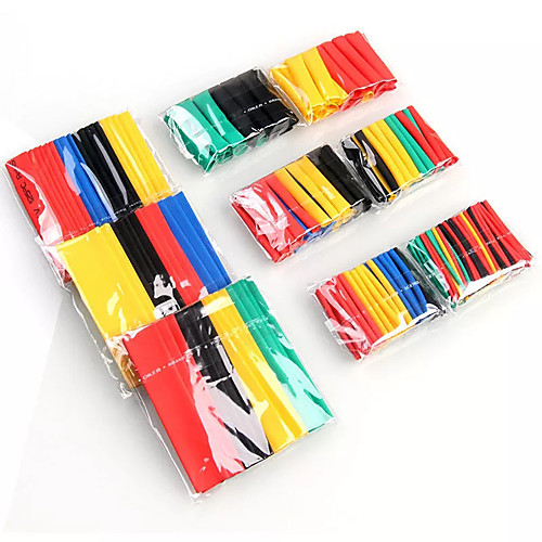 

328pcs Assorted Electrical Wire Terminals Insulated Crimp Connector Spade Ring Set