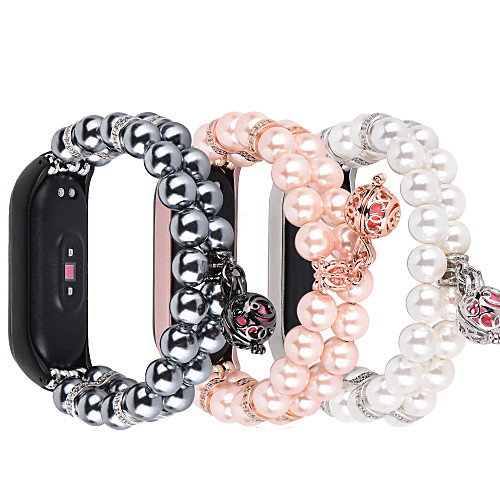 

Smart Watch Band for Xiaomi 1 pcs Jewelry Design Elastic Beaded Replacement Wrist Strap for Mi Band 3 Xiaomi Mi Band 4 Xiaomi Band 5