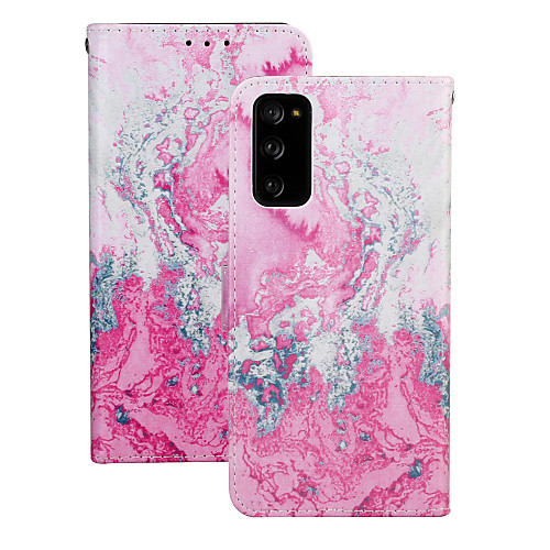 

Phone Case For Samsung Galaxy Full Body Case Leather S20 Plus S20 Ultra S20 S20 FE 5G S9 S9 Plus S8 Plus S8 S7 edge S7 Shockproof Scenery PU Leather TPU