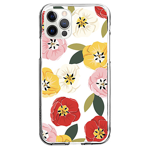 

Floral Floral / Botanical Phone Case For Apple iPhone 12 iPhone 11 iPhone 12 Pro Max Unique Design Protective Case Shockproof Back Cover TPU