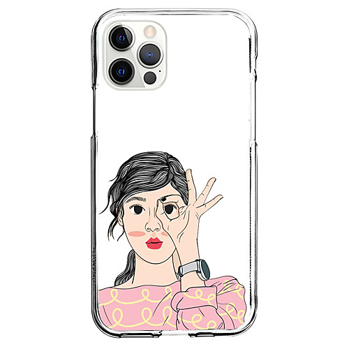 

Cartoon Characters Phone Case For Apple iPhone 12 iPhone 11 iPhone 12 Pro Max Unique Design Protective Case and Screen Protector Shockproof Back Cover TPU