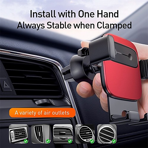

BASEUS Holder Car Mount Stand Holder Car Cup Holder Phone Holder Buckle Type Stand ABS