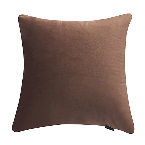 

Flannel Velvet Northern Europe Style Simplicity Solid Colored Pillow Case Cover Living Room Bedroom Sofa Cushion Cover Modern Sample Room Cushion Cover