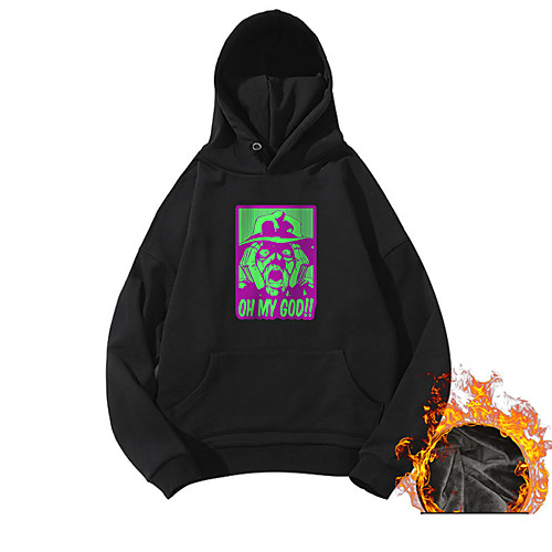 

Inspired by JoJo's Bizarre Adventure JOJO Cosplay Costume Hoodie Polyester / Cotton Blend Graphic Prints Printing Hoodie For Women's / Men's