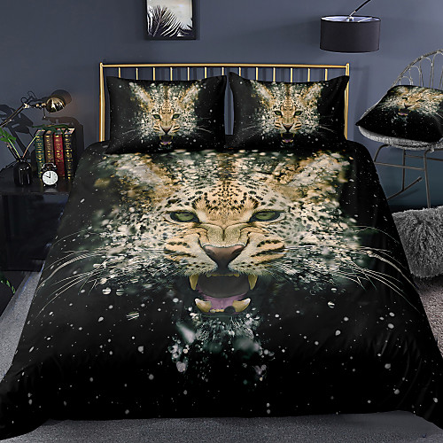 

Animal Series 3-Piece Duvet Cover Set Hotel Bedding Sets Comforter Cover with Soft Lightweight Microfiber For Holiday Decoration(Include 1 Duvet Cover and 1or 2 Pillowcases)