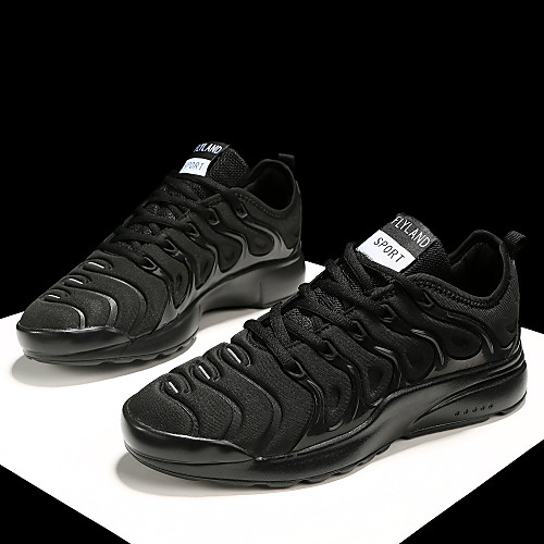 

Men's Trainers Athletic Shoes Casual Daily Outdoor Running Shoes Walking Shoes Canvas Breathable Non-slipping Wear Proof Black Green Rainbow Summer