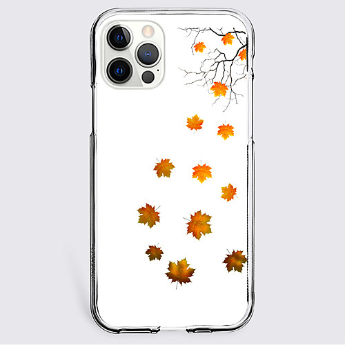 

Leaf Phone Case For Apple iPhone 12 iPhone 11 iPhone 12 Pro Max Unique Design Protective Case Shockproof Back Cover TPU