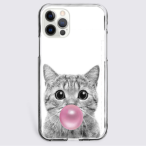 

Cat Animal Phone Case For Apple iPhone 12 iPhone 11 iPhone 12 Pro Max Unique Design Protective Case Shockproof Back Cover TPU