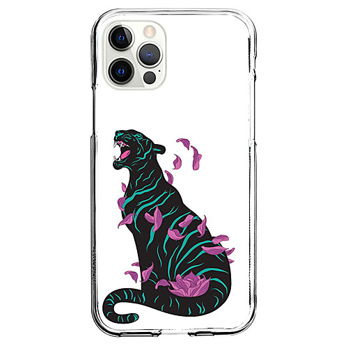 

Animal Phone Case For Apple iPhone 12 iPhone 11 iPhone 12 Pro Max Unique Design Protective Case and Screen Protector Shockproof Back Cover TPU