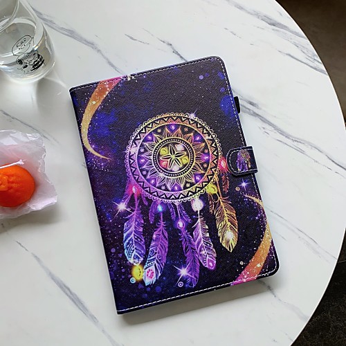 

Phone Case For Samsung Tablet Full Body Case Samsung Tab A 8.0(2019)T290/295 Shockproof sky PU Leather TPU