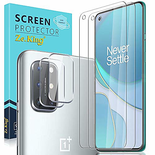 

Phone Screen Protector For OnePlus OnePlus 9 OnePlus 8 Pro OnePlus 8 OnePlus 7T Oneplus 7 Tempered Glass 6 pcs 9H Hardness Camera Lens Protector Phone Accessory