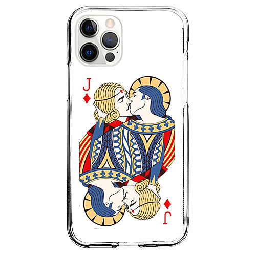 

Poker Phone Case For Apple iPhone 12 iPhone 11 iPhone 12 Pro Max Unique Design Protective Case and Screen Protector Shockproof Back Cover TPU