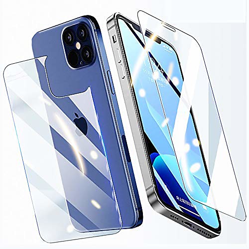

2-Pack Front Screen Protector 2-Pack Back Screen Protector For iPhone 12pro max iPhone 11 Ultra Thin Touch Anti-Scratch 2.5D Tempered Glass Screen Protector For iPhone X/XS Max/XR/iPhone 11 pro