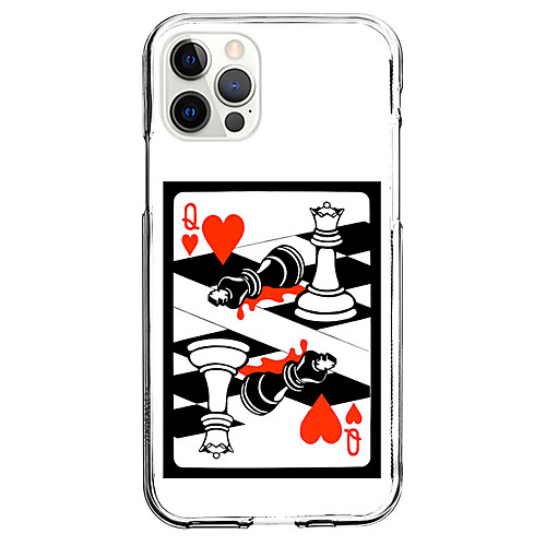 

Poker Phone Case For Apple iPhone 12 iPhone 11 iPhone 12 Pro Max Unique Design Protective Case and Screen Protector Shockproof Back Cover TPU