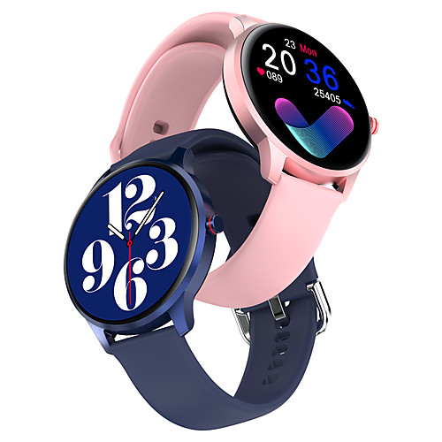 

WAZA LW29 Smartwatch Fitness Running Watch Bluetooth Pedometer Call Reminder Waterproof Heart Rate Monitor Smart IP68 34mm Watch Case for Android iOS Men Women / Gravity Sensor / 350-400