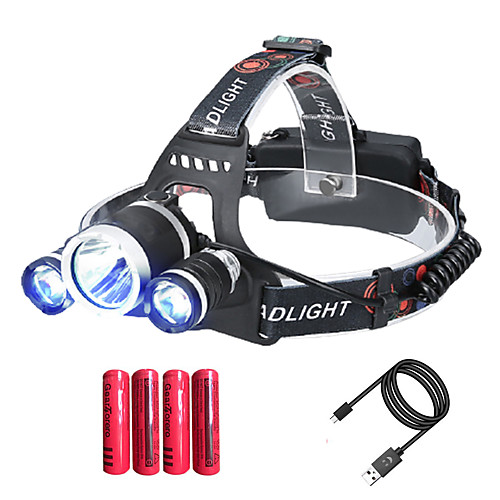 

Headlamps Flashlight Waterproof Rechargeable Emitters Waterproof Rechargeable Super Bright Adjustable Sensor Switch Camping / Hiking / Caving Cycling / Bike Emergency Ordinary model [standard] 2