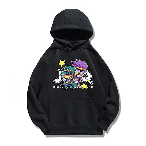 

Inspired by JoJo's Bizarre Adventure JOJO Cosplay Costume Hoodie Polyester / Cotton Blend Graphic Prints Printing Harajuku Graphic Hoodie For Women's / Men's