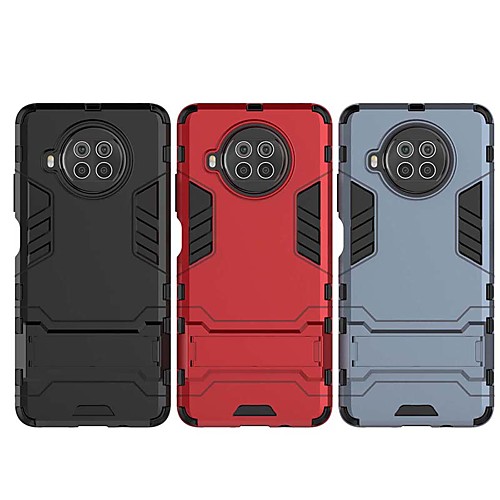 

Phone Case For Xiaomi Back Cover Mi 10T Lite 5G with Stand Solid Color TPU