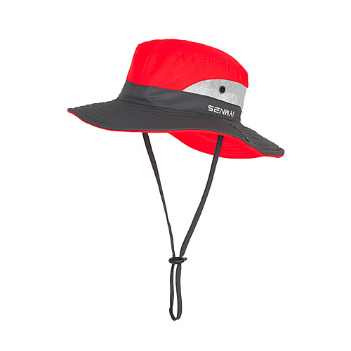 

Kids Girls Ponytail Summer Sun Hat Wide Brim UV Protection Bucket Cap Hiking Cap Outdoor Windproof Breathable Hat Patchwork Polyester Taffeta Purple Red Pink Climbing Beach Camping Hiking Caving