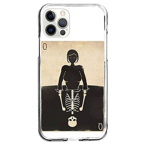 

Poker Phone Case For Apple iPhone 12 iPhone 11 iPhone 12 Pro Max Unique Design Protective Case and Screen Protector Shockproof Back Cover TPU