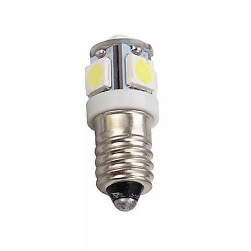 

E10 W5W LED Bulb 5050 5 SMD LED White Warm White 194 168 Super Bright Wedge Lights Bulbs Lamps DC6V 5050 SMD 2pcs