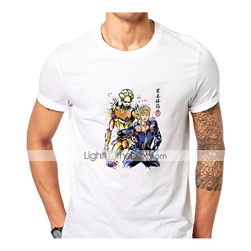 

jojo's bizarre adventure fashion men's short sleeve t-shirt