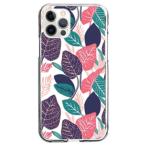 

Trees / Leaves Scenery Phone Case For Apple iPhone 12 iPhone 11 iPhone 12 Pro Max Unique Design Protective Case and Screen Protector Shockproof Back Cover TPU