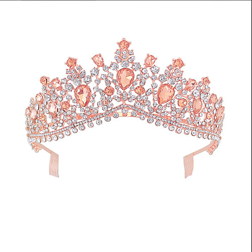 

Crystal / Alloy Tiaras with Crystal / Rhinestone 1 Piece Wedding / Special Occasion Headpiece