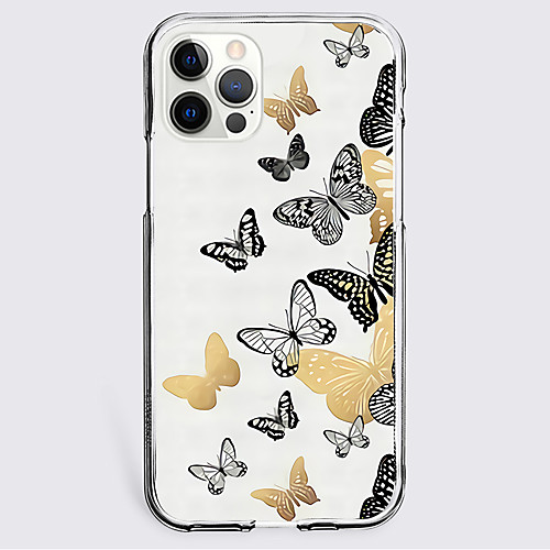 

Butterfly Phone Case For Apple iPhone 12 iPhone 11 iPhone 12 Pro Max Unique Design Protective Case Shockproof Back Cover TPU